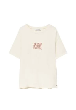 PULL & BEAR Power Of The Sun - T-Shirt Print - Beige -PULL BEAR Winkel d4f42a6402934c58981bc71558d8c99f