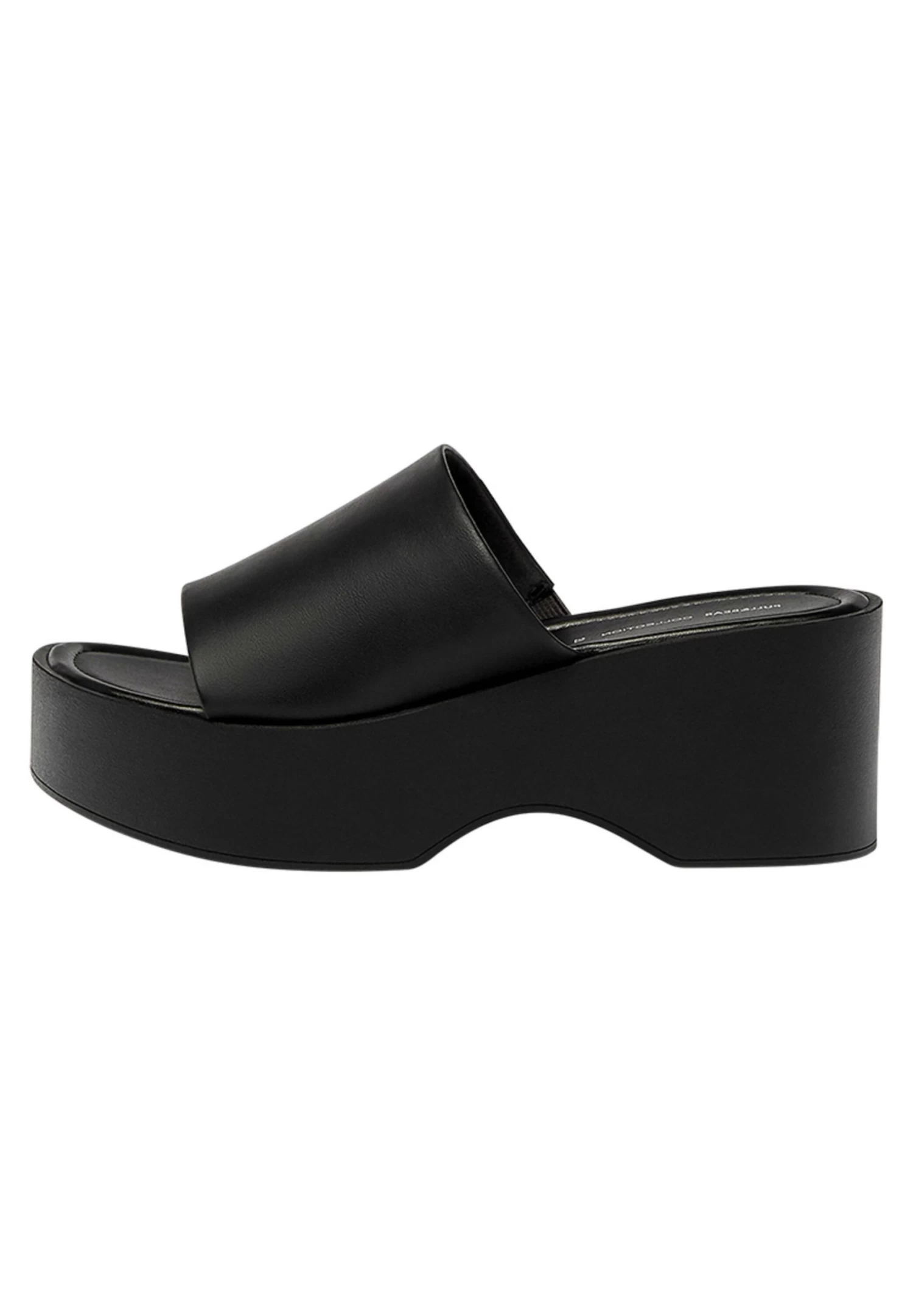 PULL & BEAR Platform - Muiltjes Met Hak - Black 1 PULL & BEAR Platform - Muiltjes Met Hak - Black
