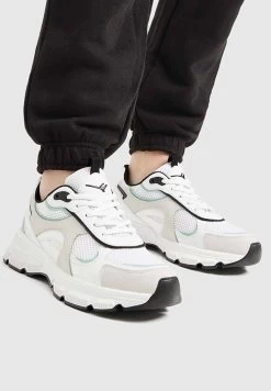 PULL & BEAR Mit Dicker Sohle - Sneakers Laag - Mottled Black