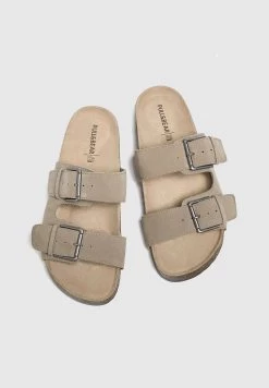 PULL & BEAR With Buckles - Muiltjes - Grey -PULL BEAR Winkel d606b5a305aa4429a583597dad51fbef