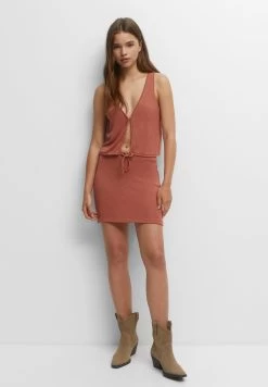 PULL & BEAR Openwork - Bodywarmer - Orange -PULL BEAR Winkel d65301ceca894858b6b56d1c027c9c2f