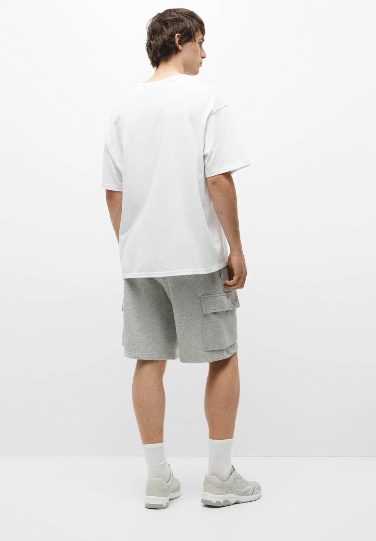 PULL & BEAR Bermuda Straight - Shorts - Grey 3 PULL & BEAR Bermuda Straight - Shorts - Grey - Afbeelding 3