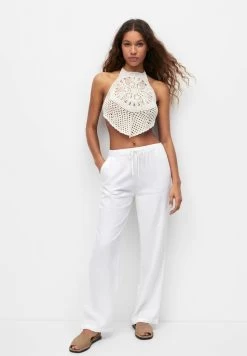 PULL & BEAR Rustic Jogging - Trainingsbroek - White -PULL BEAR Winkel d72c3ac50b9a4ee5b0af6ae5c5dfbb9a