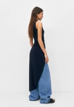 PULL & BEAR With Gathered Hem - Jurk - Dark Blue -PULL BEAR Winkel d78bb2867222457ca096eeafd6fb96b3