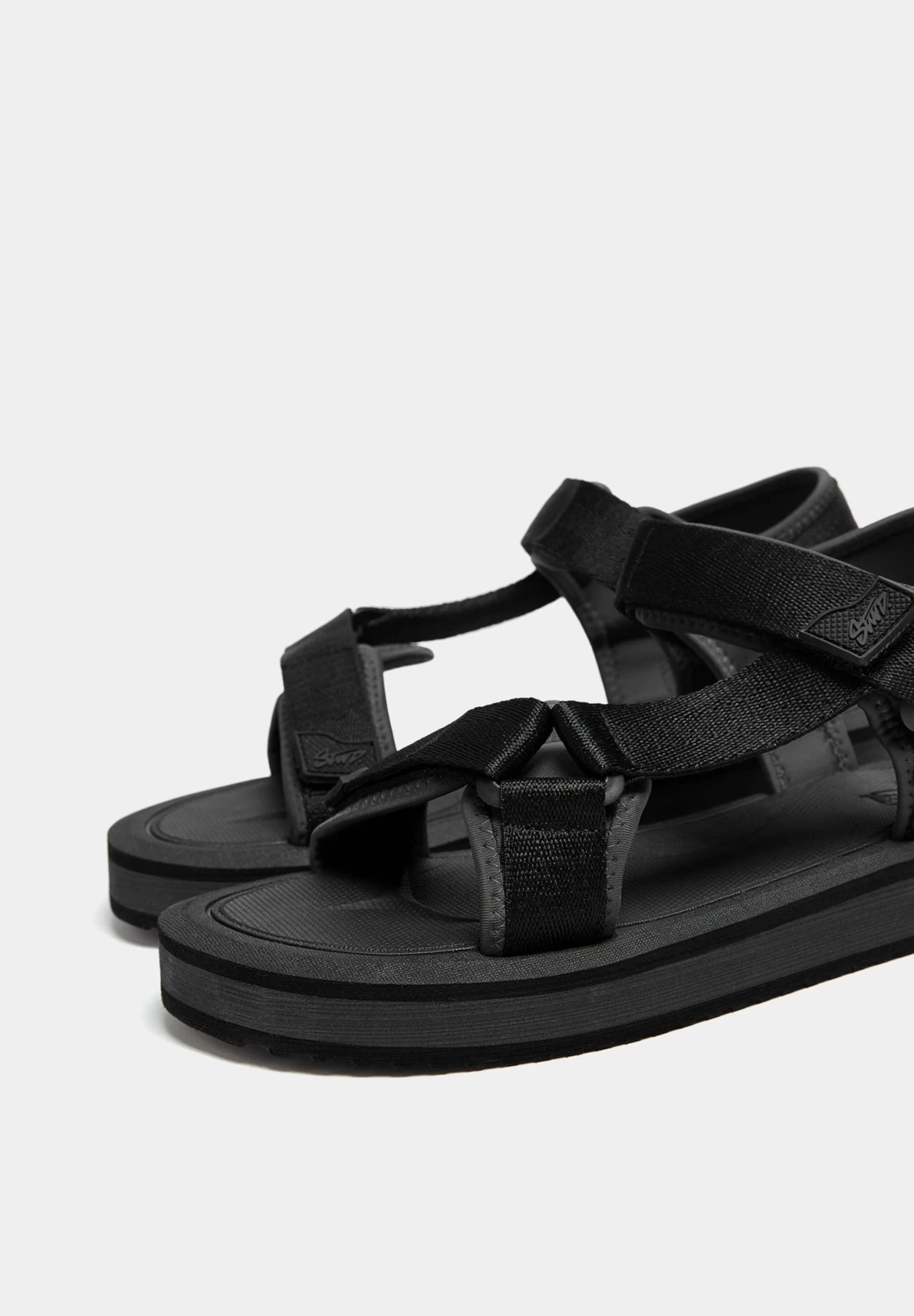 PULL & BEAR Contrast Technical - Sandalen - Black 5 PULL & BEAR Contrast Technical - Sandalen - Black - Afbeelding 5