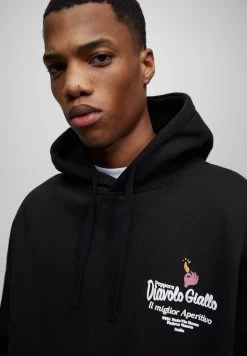 PULL & BEAR Diavolo Giallo- Hoodie - Mottled Black -PULL BEAR Winkel d9967de4f08f41c8a5078ef9f0169df0