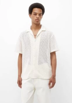 PULL & BEAR Rustic Openwork- Overhemd - White -PULL BEAR Winkel d9ba2f91ddf647bd871f962da53448c5