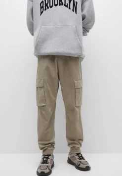 PULL & BEAR Basic Coloured - Cargobroek - Beige