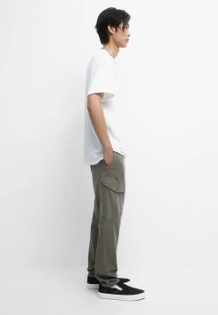PULL & BEAR With Pockets - Trainingsbroek - Khaki -PULL BEAR Winkel da64bdb1f98442178450e3dcc36ce6b5