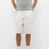 PULL & BEAR Waistband - Jeansshort - Beige
