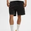 PULL & BEAR Jeansshort - Mottled Black