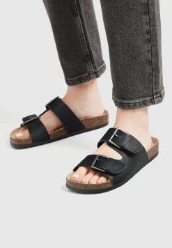 PULL & BEAR With Buckles - Muiltjes - Black