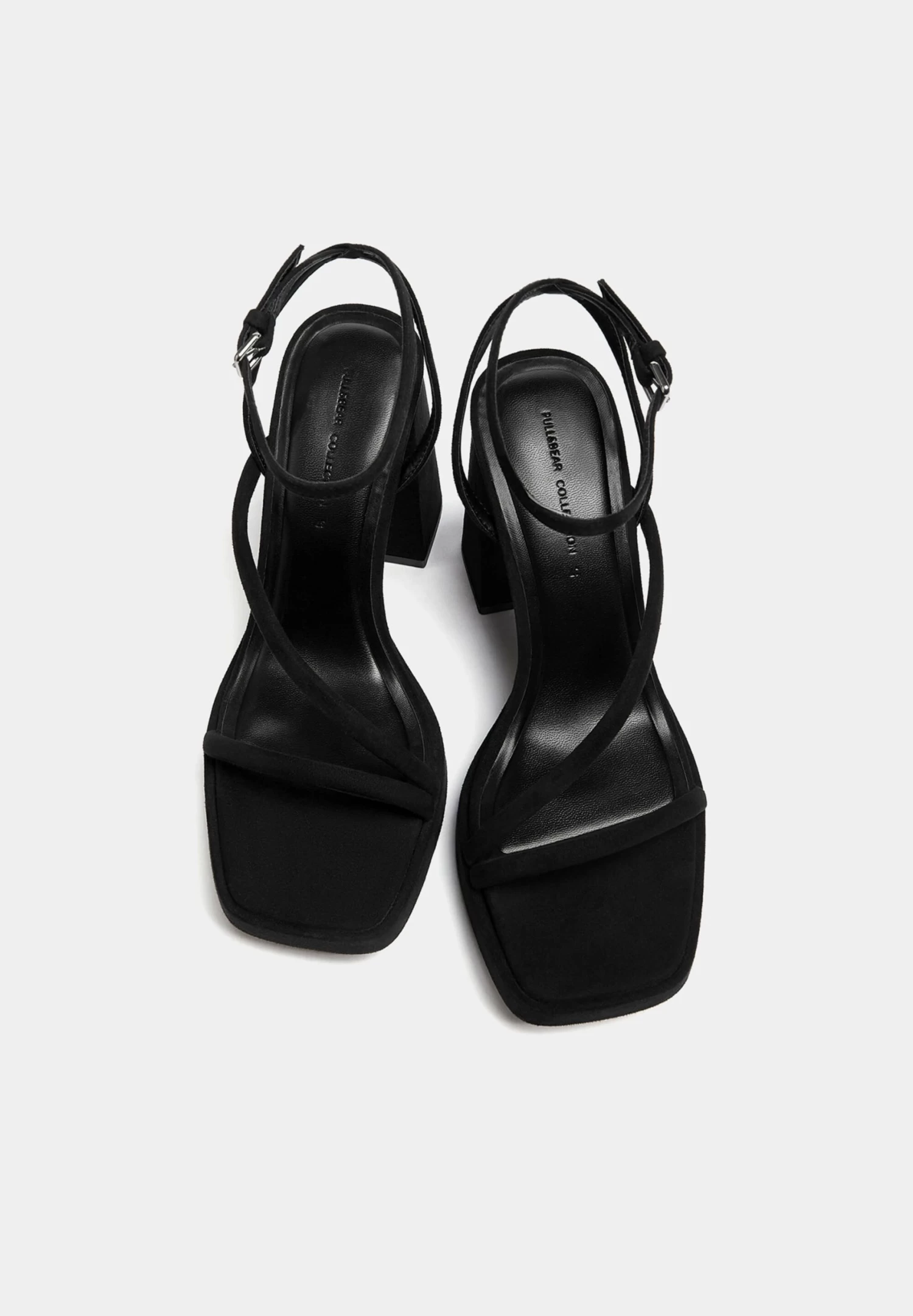 PULL & BEAR Sandalen Met Hoge Hak - Black 4 PULL & BEAR Sandalen Met Hoge Hak - Black - Afbeelding 4