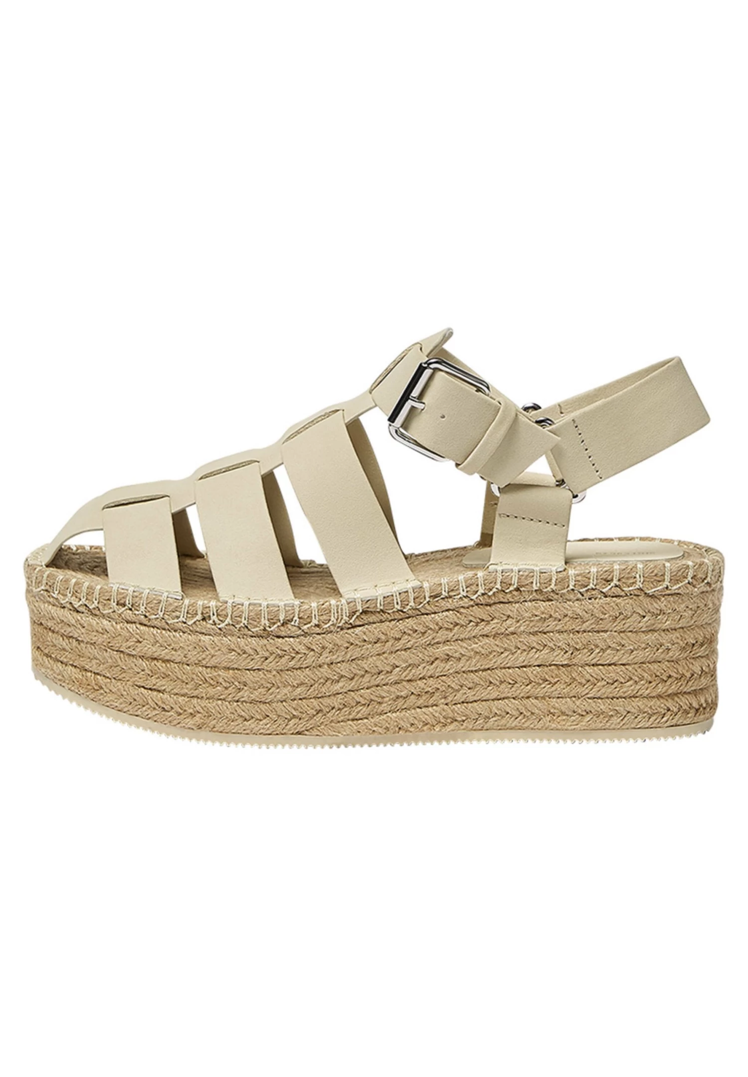 PULL & BEAR Cage - Sandalen Met Sleehak - Nude 2 PULL & BEAR Cage - Sandalen Met Sleehak - Nude - Afbeelding 2