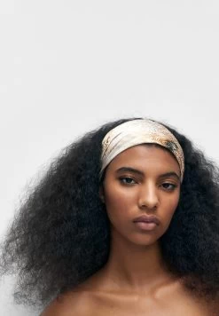 PULL & BEAR Paisley Print - Sjaal - Light Brown