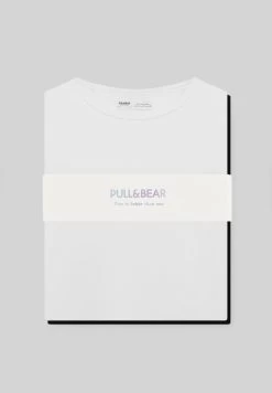 PULL & BEAR 2 Pack Short Sleeve - T-Shirt Basic - White -PULL BEAR Winkel ddce60a21f1c483ea67ac0d52182a372