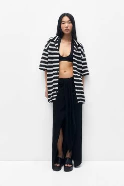 PULL & BEAR Striped - Overhemd - Black -PULL BEAR Winkel dec72bba2bfd468bba80da5fce11f4d3