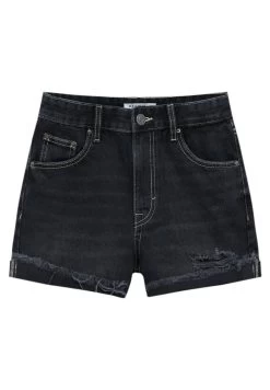 PULL & BEAR Mid Rise- Jeansshort - Black -PULL BEAR Winkel decd6c55ee594713a84fe25d1dcac0f1