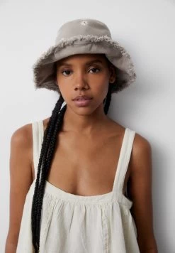 PULL & BEAR Bucket Flowers - Hoed - Brown