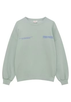 PULL & BEAR Printed - Sweater - Light Green -PULL BEAR Winkel e0573a7088e841199f957f077e19c7d8