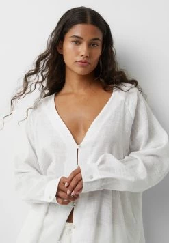 PULL & BEAR Rustic - Blouse - White -PULL BEAR Winkel e0a82e1e5c51480b8131eb4f773cadac