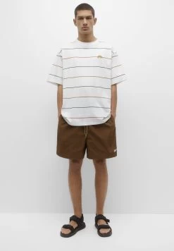 PULL & BEAR Basic With Elastic Waistband - Zwemshorts - Brown -PULL BEAR Winkel e20592fcd6af4c92a59123c9aa363e1c