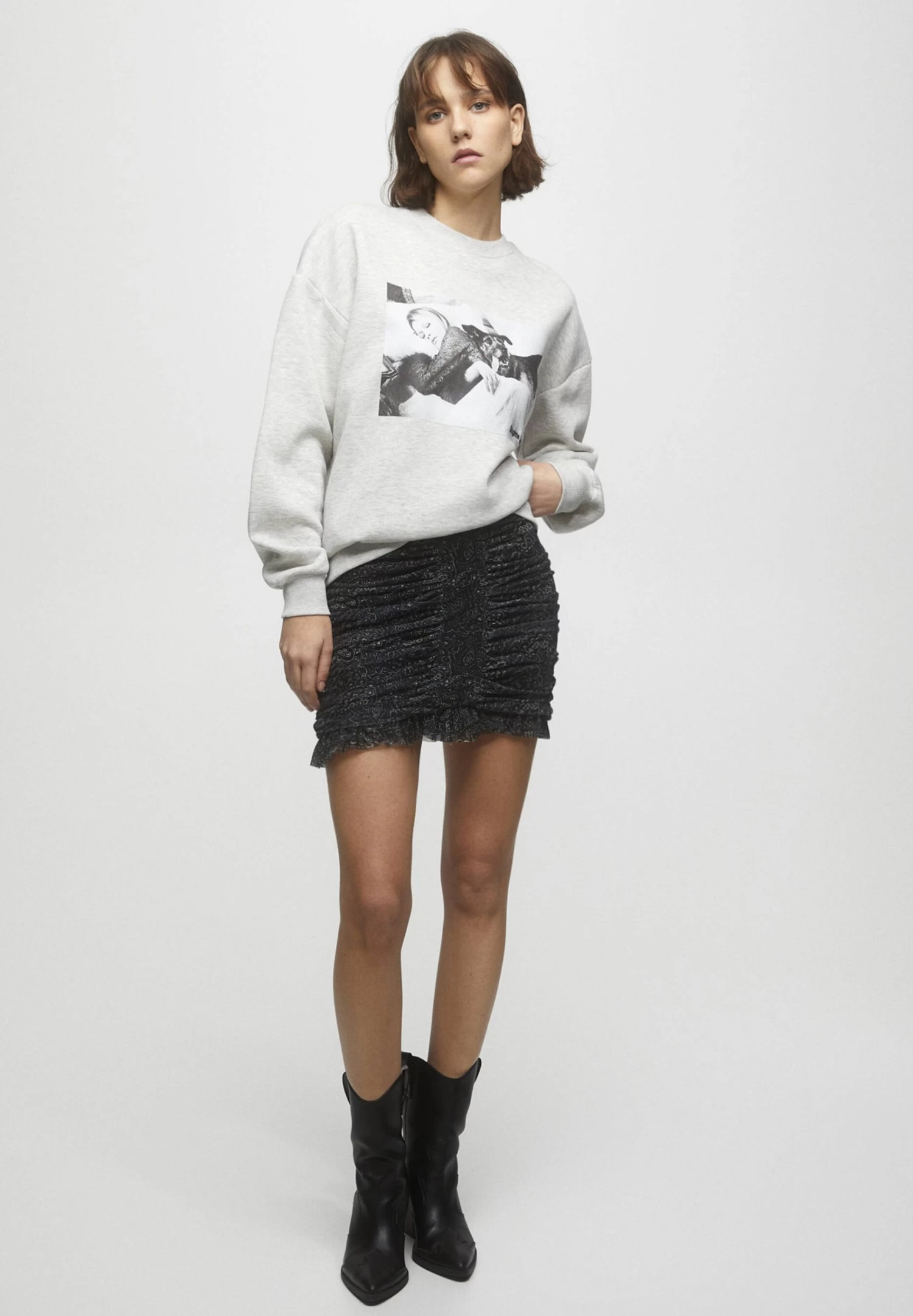 PULL & BEAR Tulle - A-Lijn Rok - Black 2 PULL & BEAR Tulle - A-Lijn Rok - Black - Afbeelding 2