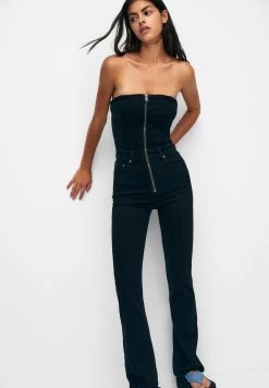 PULL & BEAR Corset - Jumpsuit - Black