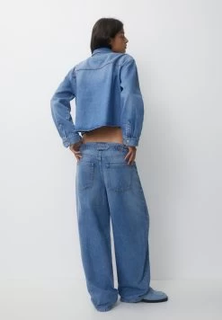 PULL & BEAR Overhemd - Blue Denim -PULL BEAR Winkel e32af93b6cd04594937c03bf362f9ddf