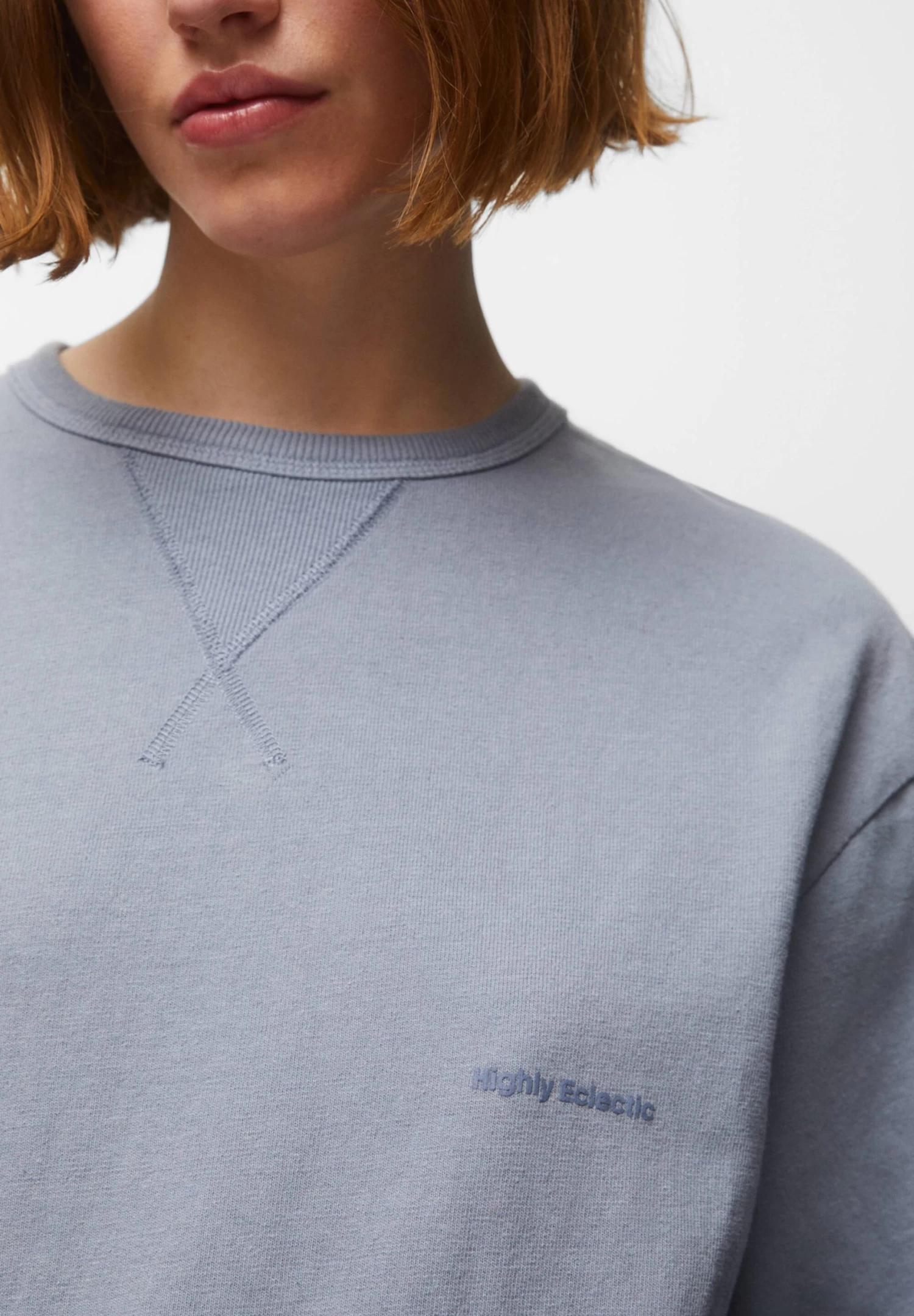 PULL & BEAR Faded With Graphic - Sweater - Blue 4 PULL & BEAR Faded With Graphic - Sweater - Blue - Afbeelding 4