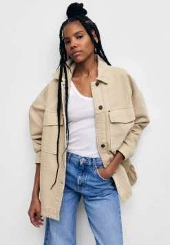 PULL & BEAR Basic- Lichte Jas - Sand
