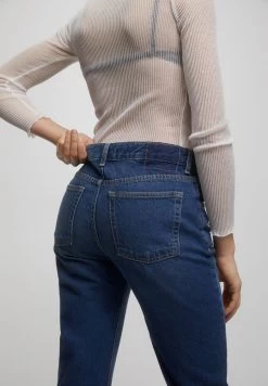 PULL & BEAR Straight Leg Jeans - Dark Blue -PULL BEAR Winkel e5f15093a0a545b08145057d13073726