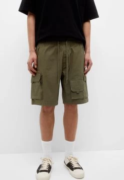 PULL & BEAR Bermuda- Shorts - Khaki