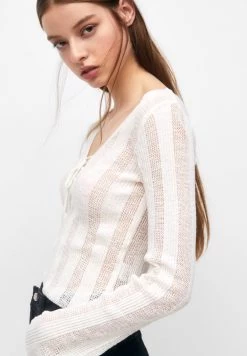 PULL & BEAR Corset Style - Trui - Beige -PULL BEAR Winkel e69a0f2c556c4177b380749b0f64623f
