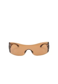 PULL & BEAR Narrow Visor - Zonnebril - Light Brown