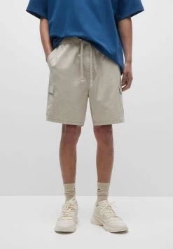 PULL & BEAR BermudaWith An Elastic Waistband - Shorts - Beige