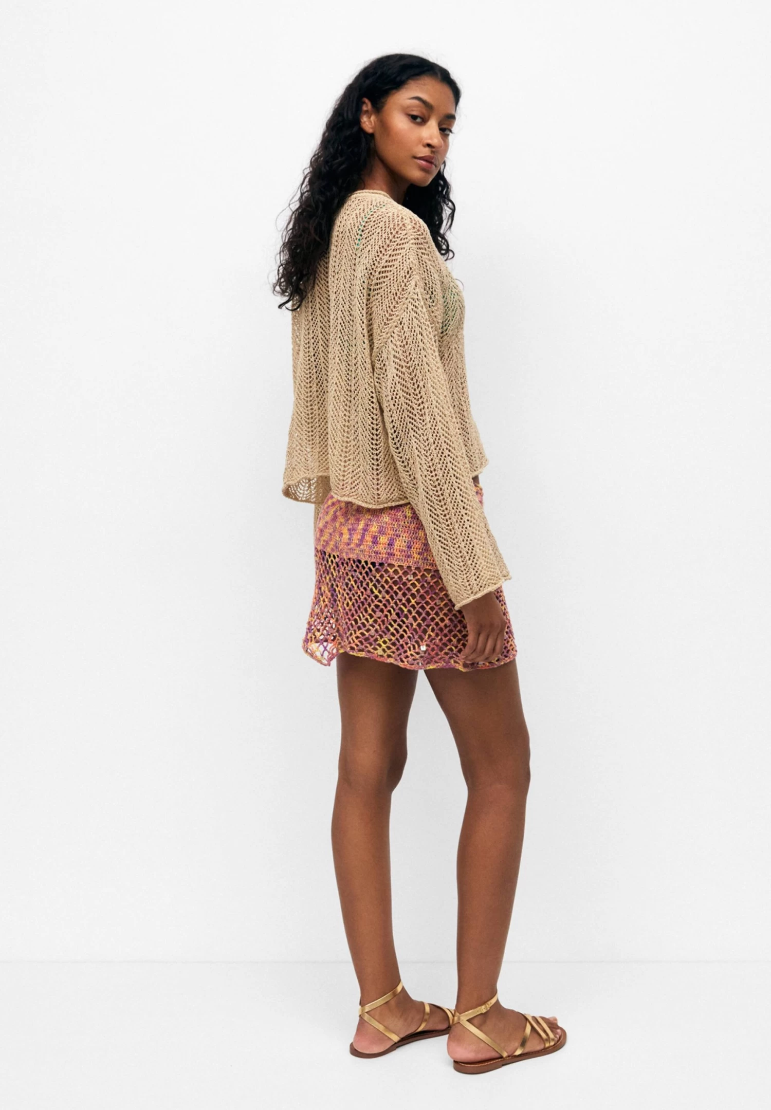 PULL & BEAR Open - Trui - Camel 3 PULL & BEAR Open - Trui - Camel - Afbeelding 3