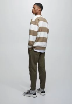 PULL & BEAR Basic Joggers - Trainingsbroek - Dark Green -PULL BEAR Winkel e90234fb78b54ea4beec97323f887938