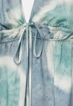 PULL & BEAR Short Tie Dye Halter- Jurk - Blue -PULL BEAR Winkel eaeb1ab7943c4f4aadfb3e26f357d078