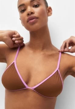 PULL & BEAR Triangle - Bikinitop - Brown