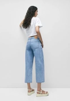 PULL & BEAR Straight Leg Jeans - Stone Blue Denim -PULL BEAR Winkel ec66577fe82043f28453e1dc8a674bf9