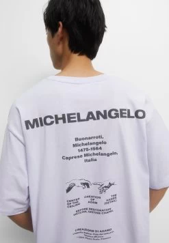 PULL & BEAR The Creation Of Adam - T-Shirt Print - Lilac -PULL BEAR Winkel ec8092f5f46641b6a1d6838441c360a9