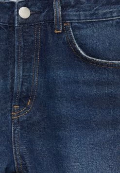 PULL & BEAR High Waist - Straight Leg Jeans - Metallic Blue 15 PULL & BEAR High Waist - Straight Leg Jeans - Metallic Blue -PULL BEAR Winkel ecd8e4e27008479e99245694f9716c24