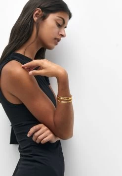 PULL & BEAR Pack 2 - Armband - Gold Coloured