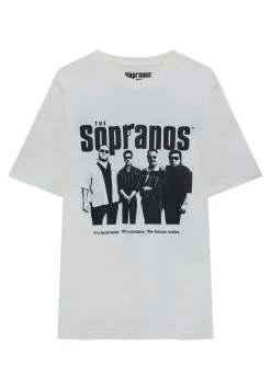PULL & BEAR The Sopranos - T-Shirt Print - White -PULL BEAR Winkel ef0292647c2040eda72a19b1e63b63de