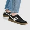 PULL & BEAR Contrast Retro- Sneakers Laag - Black