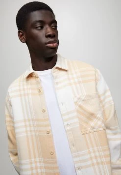 PULL & BEAR Check - Overhemd - Orange -PULL BEAR Winkel ef8649f289aa495caf4225690a4ef6da