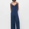 PULL & BEAR Long Fitting - Jumpsuit - Blue