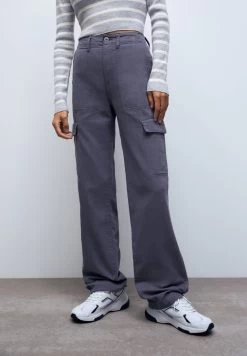 PULL & BEAR Cargobroek - Dark Grey -PULL BEAR Winkel f23055086b8944a5ace2ecbfa37f1f16