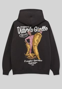 PULL & BEAR Diavolo Giallo- Hoodie - Mottled Black -PULL BEAR Winkel f2dafc834a4a4ece8cbdfd5ba2f572d4